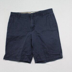 Izod Saltware Men Blue Chino Shorts Casual Size 36X10.5